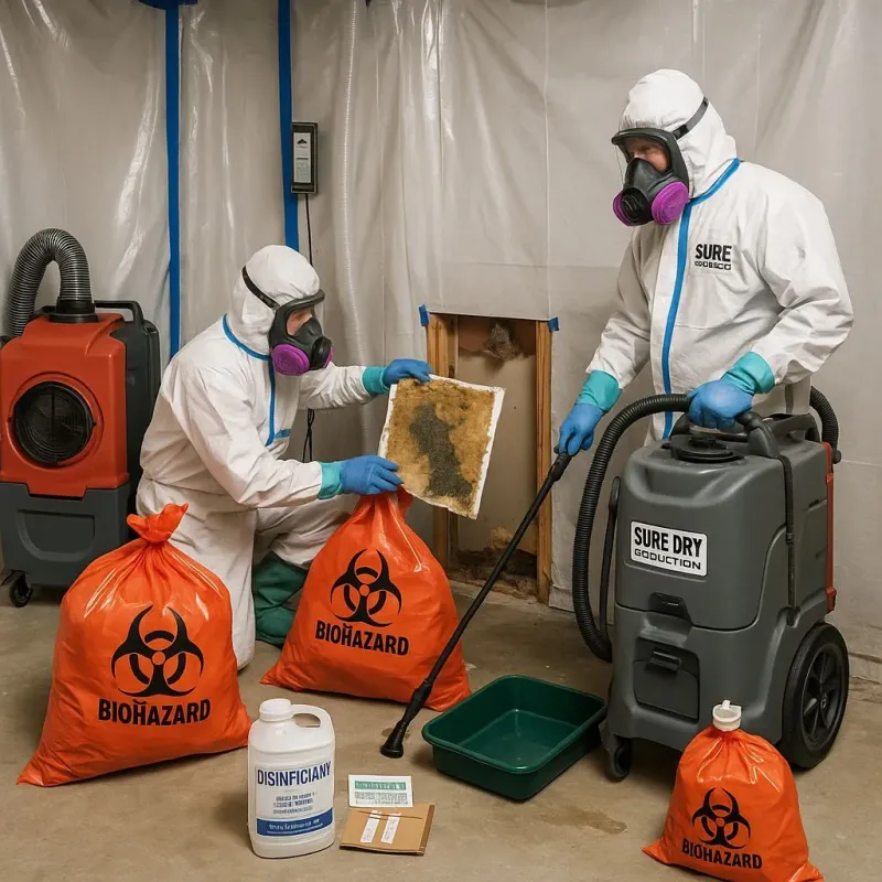 Contaminated Water Handling Protocols process in Hurstbourne, KY