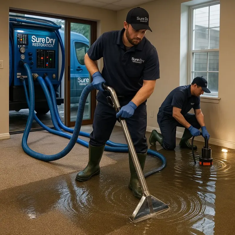 Water Extraction and Removal process in Hurstbourne, KY